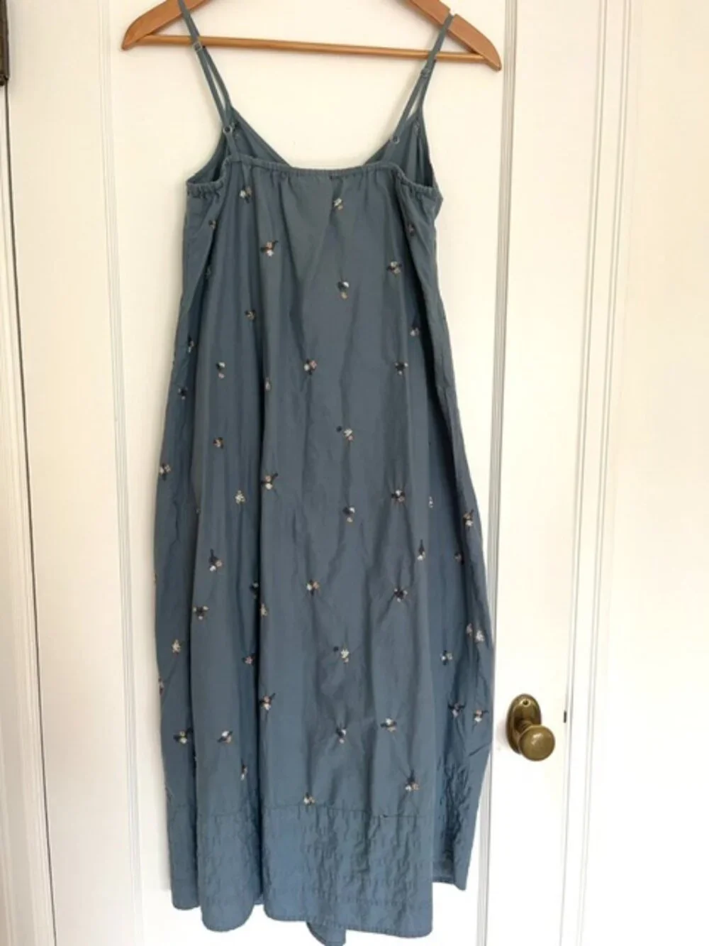 Universal Thread Floral Embroidered Blue Sundress | Size Small - Picture 5 of 8